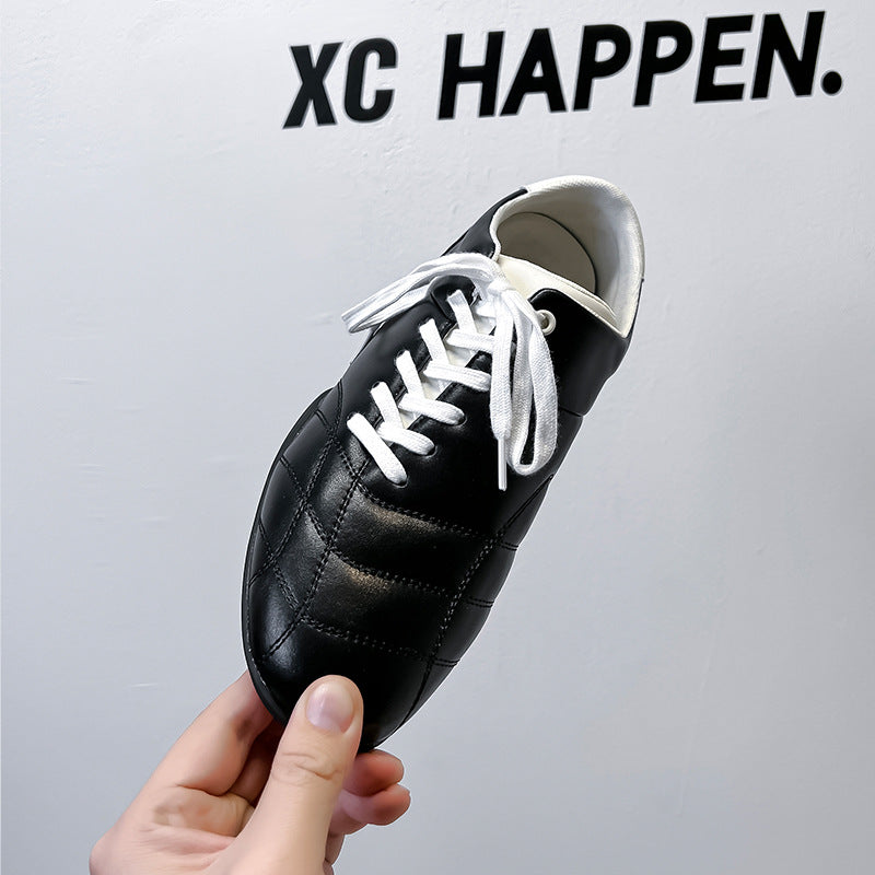 Men's German Training Spring Flat Black Women's Fashion Shoes