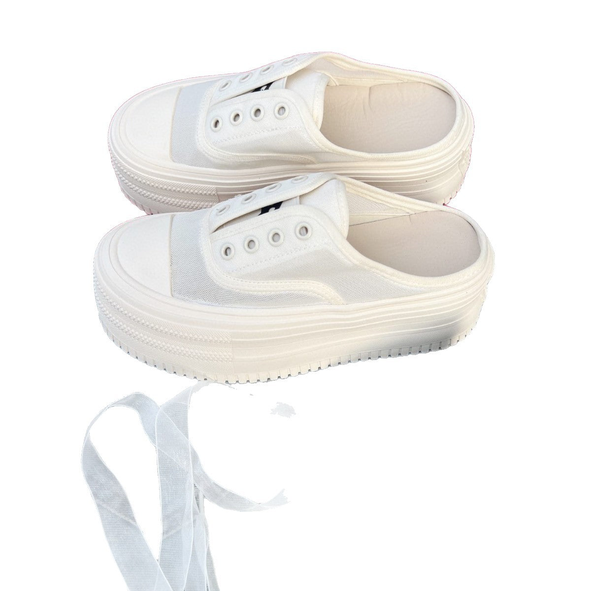Bottom Increased Ice Silk Mesh Versatile Slippers