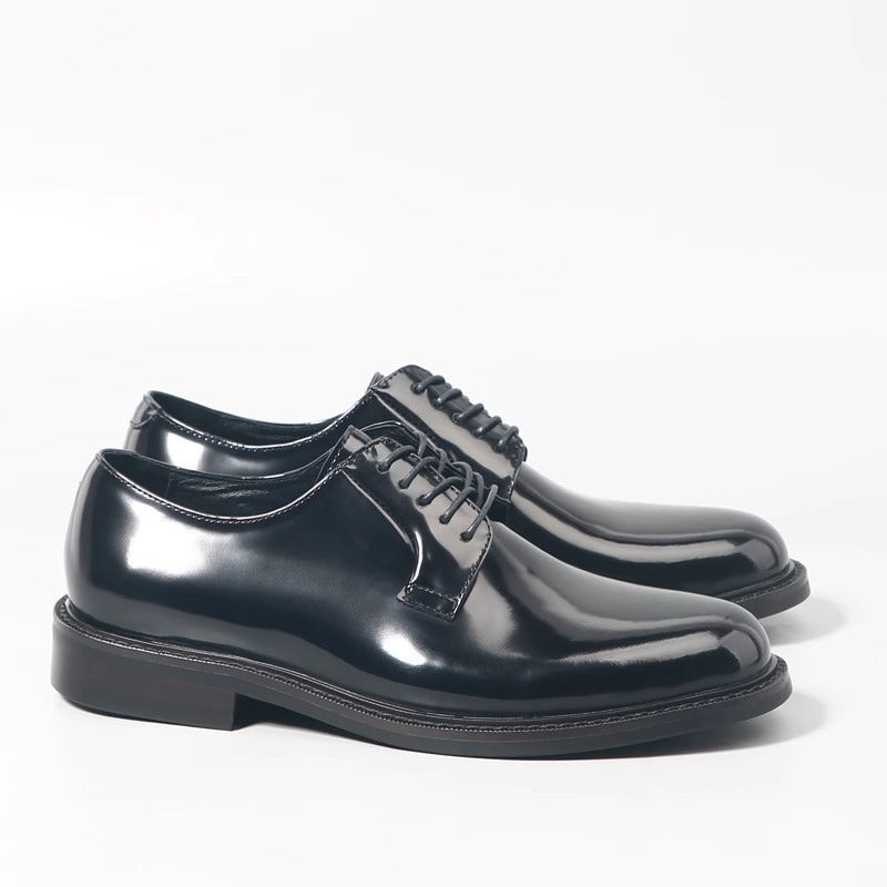 Men's Increasing Thick Bottom British Style Genuine Formal Wear Shop Pure Men's Business Leather Shoes