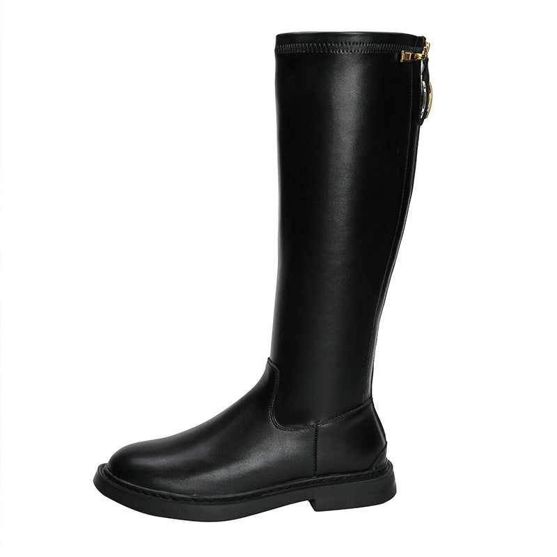 Women's Autumn Veet Padded Plus Size Fat Widened Boots