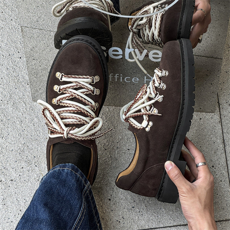 Men's Niche Derby Personalized British Style Autumn Casual Shoes