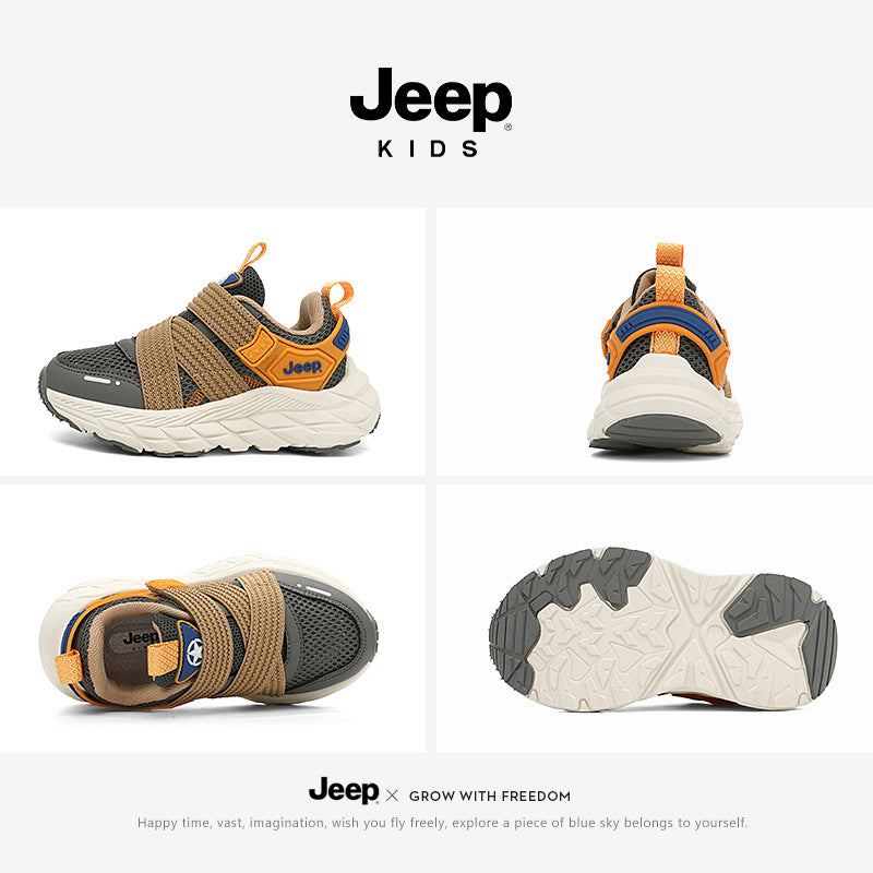 Children's Summer Convenient Velcro Lightweight Soft Sole Children's Sports Shoes