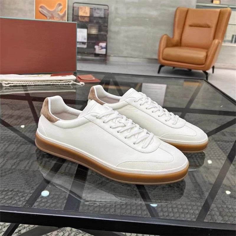 Men's Genuine Retro German Training Fashion Sports Breathable Suede Sneakers