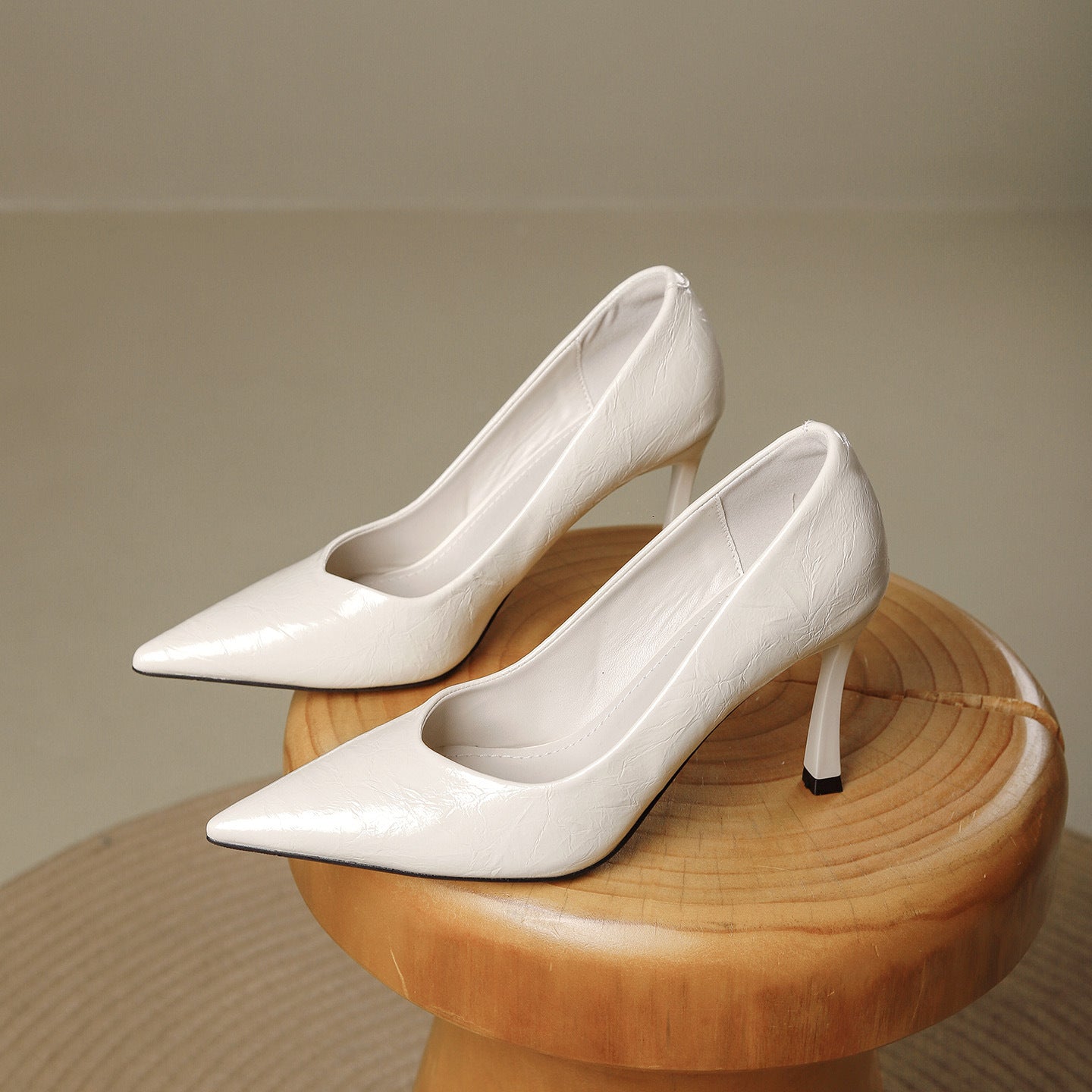 Women's Low-cut Pumps Spring Korean Style Professional Commute Pointed Toe Women's Fashion Shoes