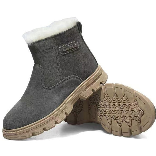 Wild Super Thick Wool Cold Weather Fur Integrated Plus Snow Boots