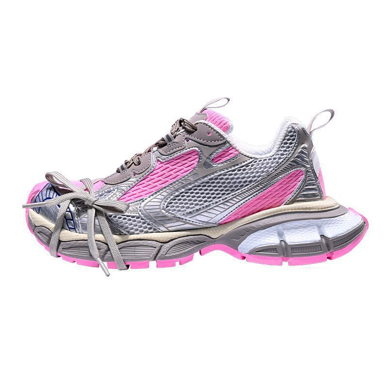 Women's & Men's Paris Black White Dad Ninth Generation Platform Height Sneakers