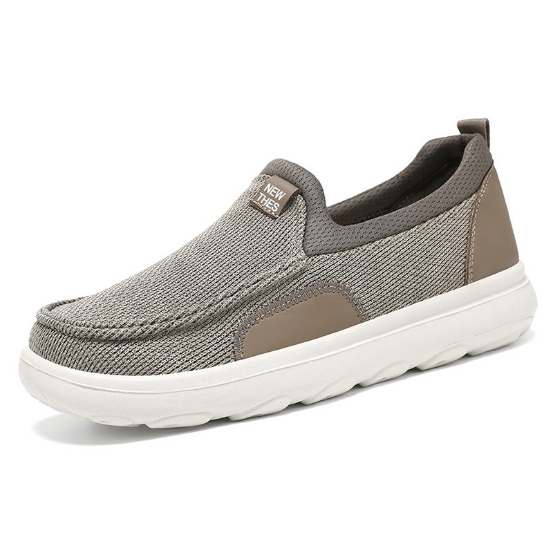 Men's Live Broadcast Fashion Dad Slip-on Old Men's Shoes