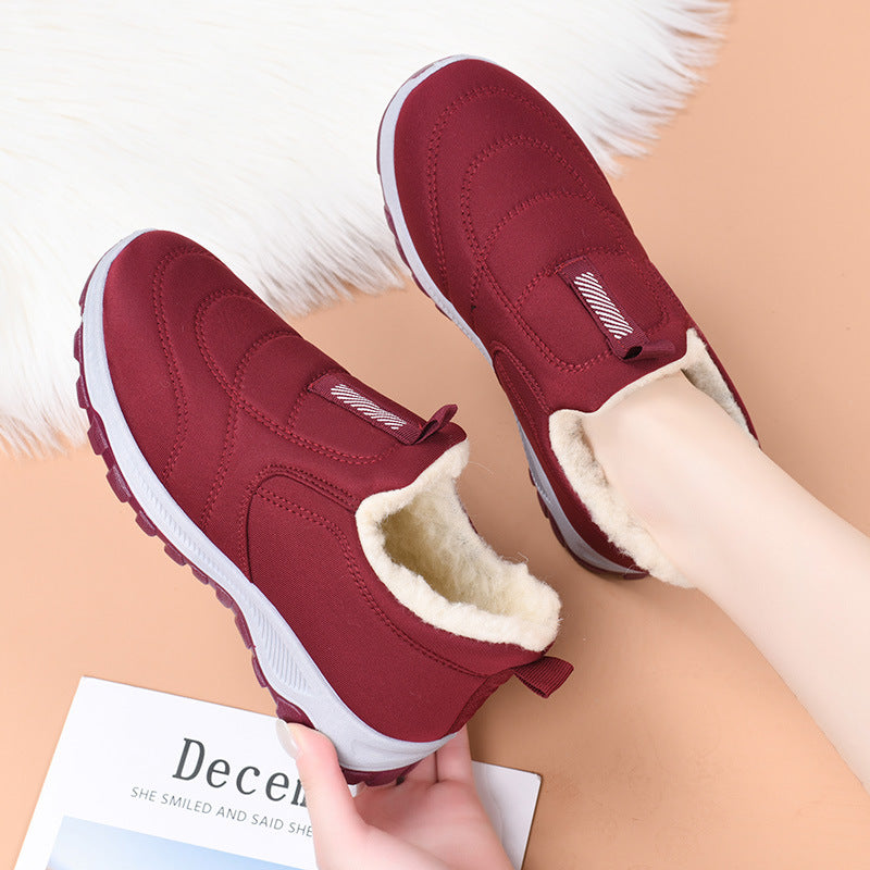 Women's & Men's Veet Thermal Thickening Traditional Cotton Short Women's Shoes