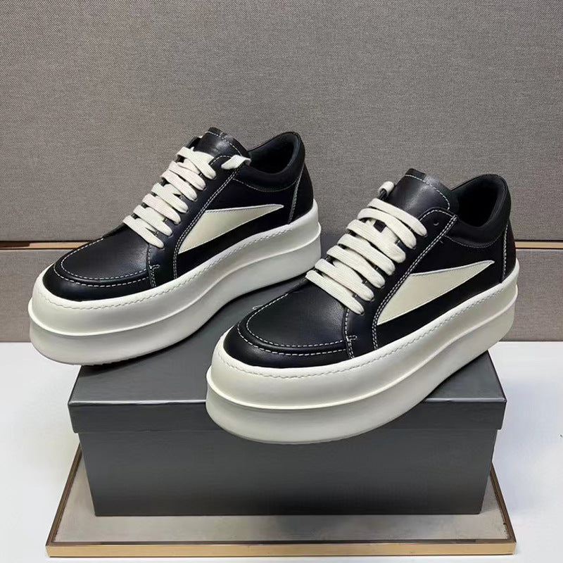 Men's Height Increasing Platform Plus Size Board Sneakers