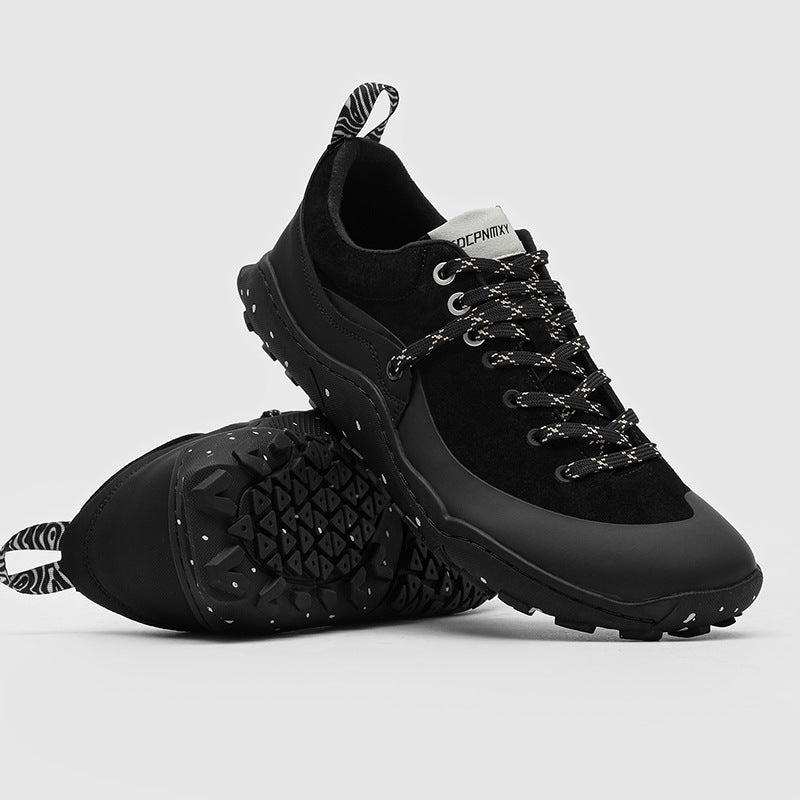 Men's Sports Niche Leisure Outdoor Climbing Hiking Breathable Black Men's Casual Shoes