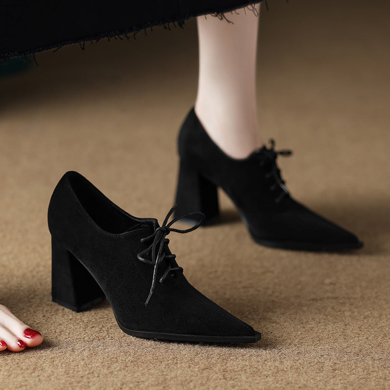 Women's Retro Pumps Spring Temperamental Minority High Women's Fashion Shoes