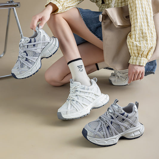 Women's High Small Paris Spider Height Increasing Insole Women's Sports Shoes