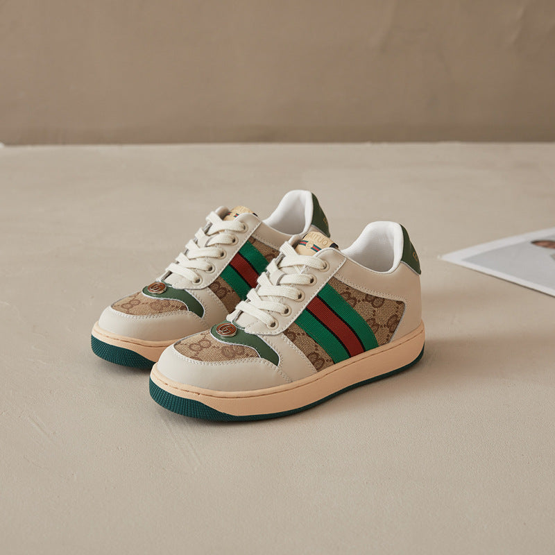 Women's Genuine Elevator Fashion Retro Autumn Korean Sneakers