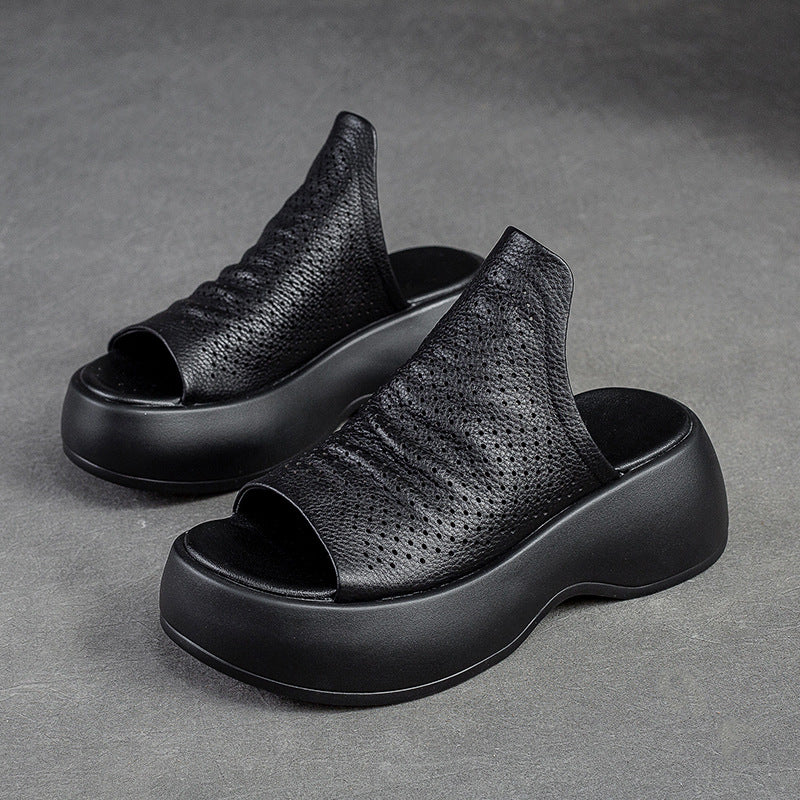 Women's & Men's Breathable Platform Retro Style First Layer Men's Shoes