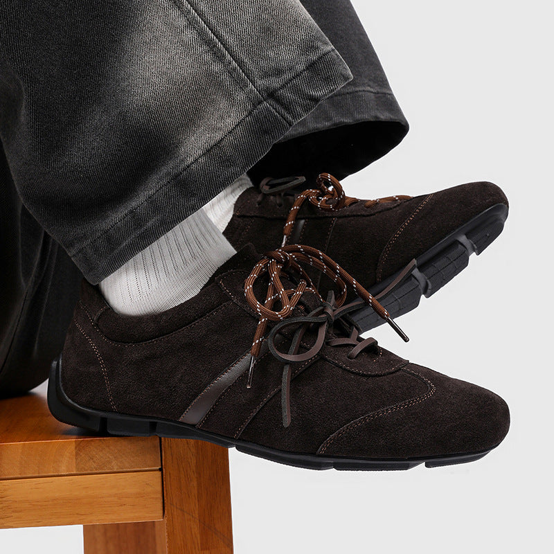 Men's German Training Jogging Soccer Sports Brown Men's Board Shoes