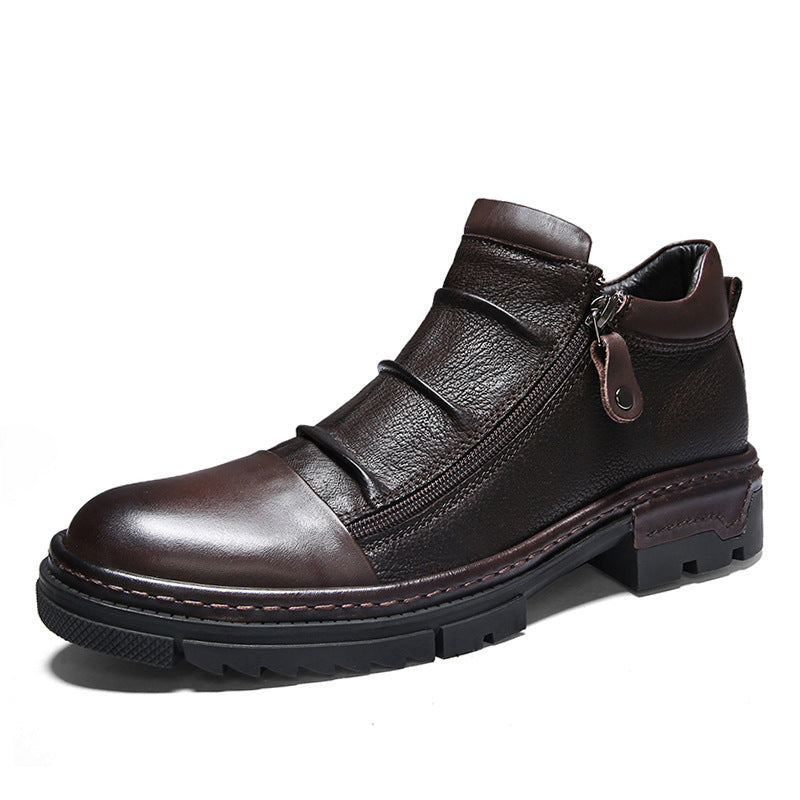 Men's Short Breathable Trendy Wild Soft Bottom Boots