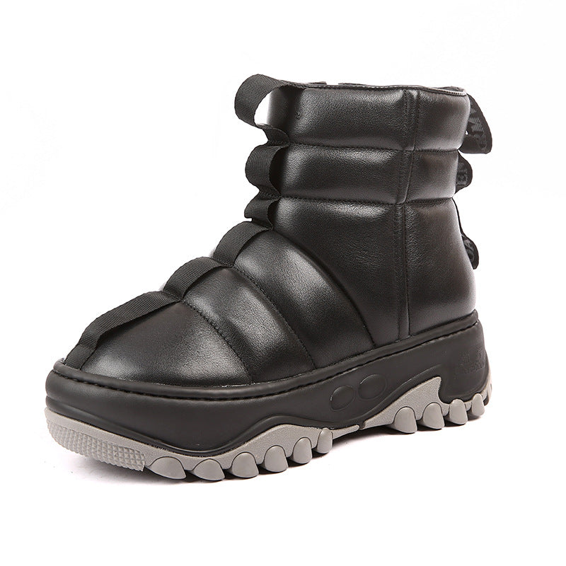 Women's Veet Winter Outdoor Fur Integrated Warm Thickened Waterproof Northeast Snow Boots