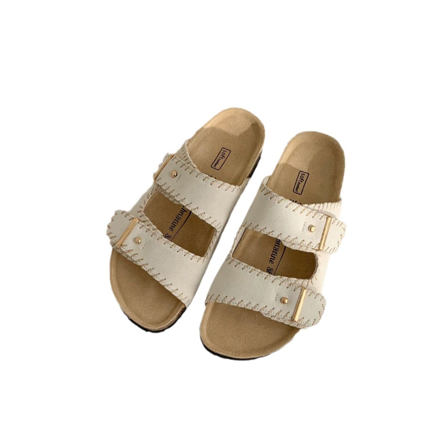 Women's Su Philadelphia Old Street Vintage Buckle Thick Bottom Beach Sandals