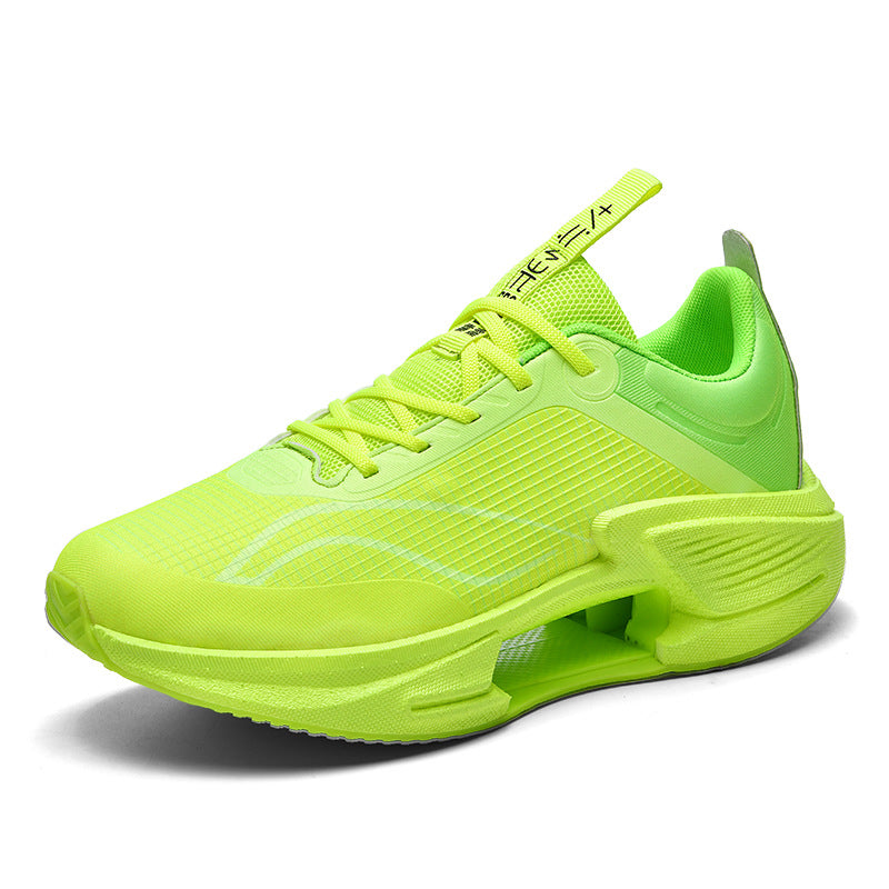 Women's & Men's Breathable Shadowless Support Stable Elastic Speed Sneakers