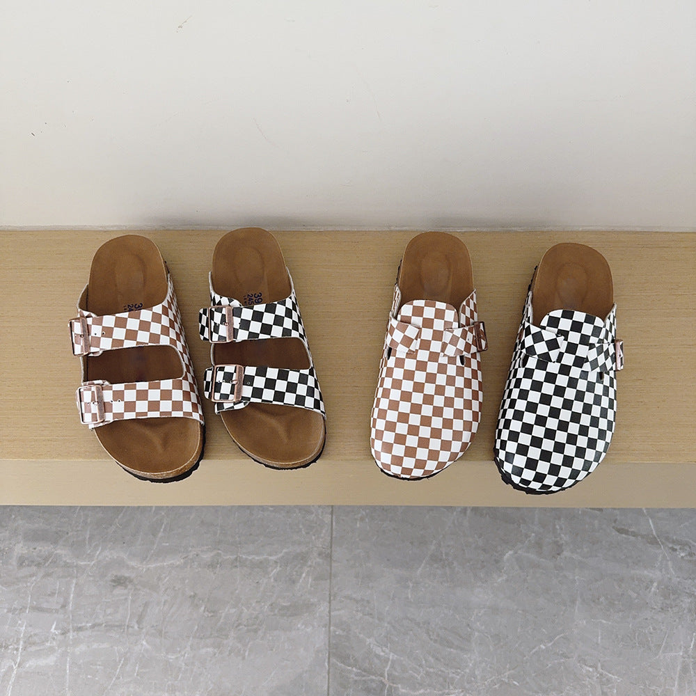 Women's Large Size Summer Round Head Leisure Slippers