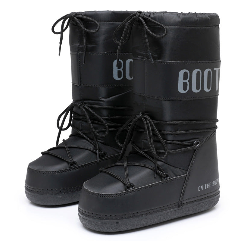 Women's Winter Ski Space Fashion Round Toe Boots