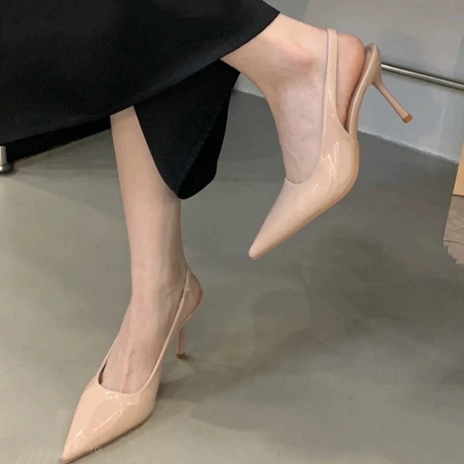 Women's Korean French Nude High Stiletto Sexy Shallow Women's Fashion Shoes