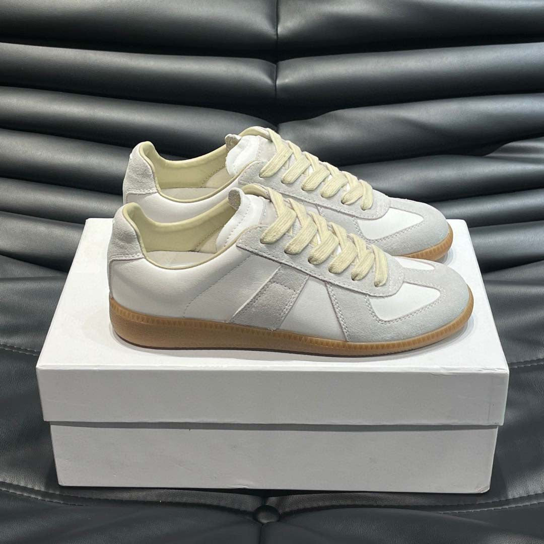 Women's & Men's German Training Flat Genuine Platform Lovers Men's Board Shoes