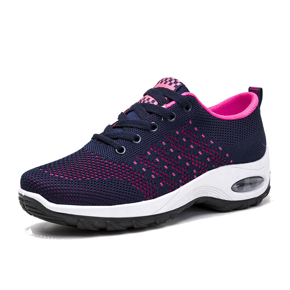 Women's Flying Woven Air Cushion Plus Size Fashion Sneakers