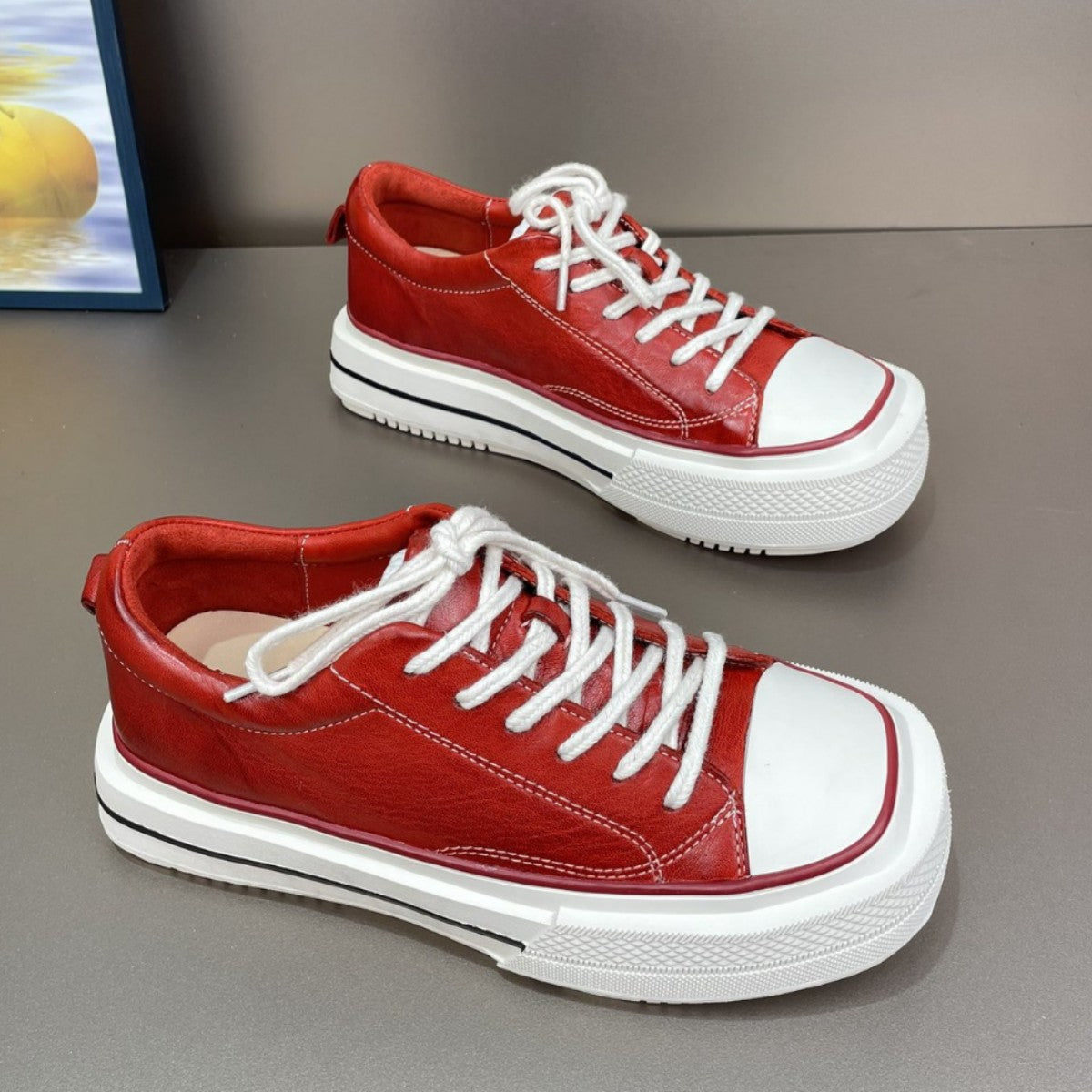 Full Horse Thick Bottom Increased Soft Women's Casual Shoes