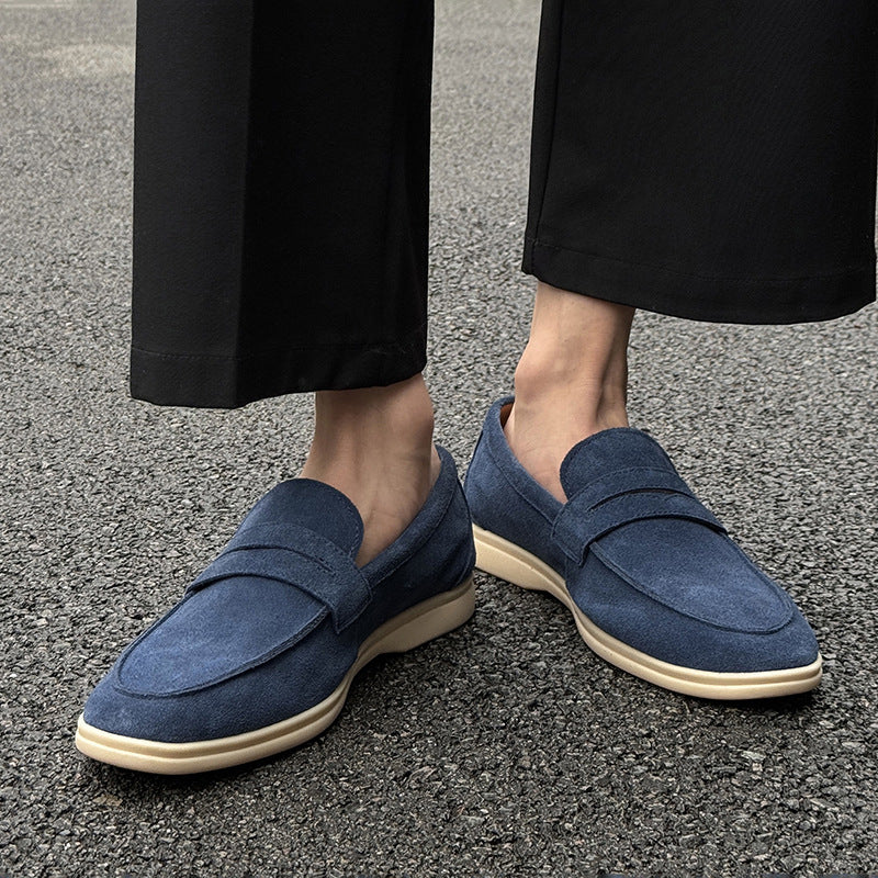 Men's Suede Soft Bottom Slip-on Lazy Leisure Casual Shoes