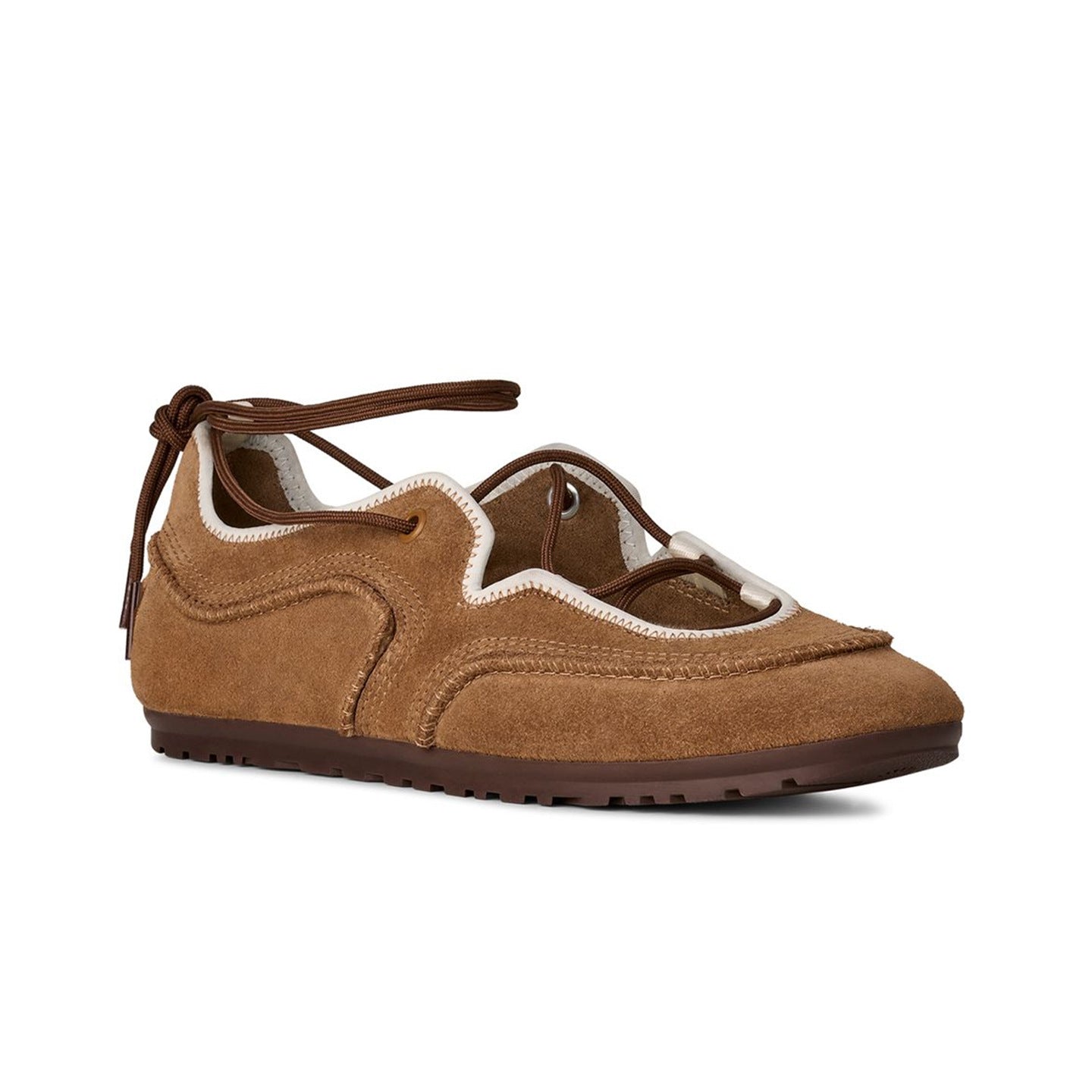 Cowhide Version Retro Round Toe Ballet Style Mary Jane Versatile Women's Fashion Shoes
