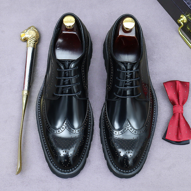 Men's Big Promotion Brogue British Business Formal Men's Shoes