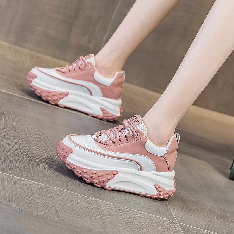 Women's Leisure Versatile Elevator Wedge Fashion Dad Women's Sports Shoes
