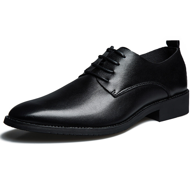 Men's Pointed Korean Style Soft Breathable Height Casual Shoes