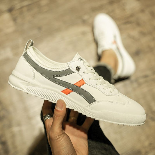 Men's Breathable White Korean Style Trendy Boys Men's Board Shoes