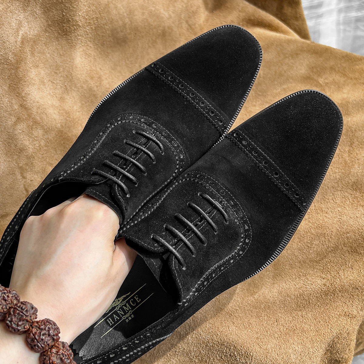 Versatile Men's Beautiful Brogue Oxford British Men's Shoes