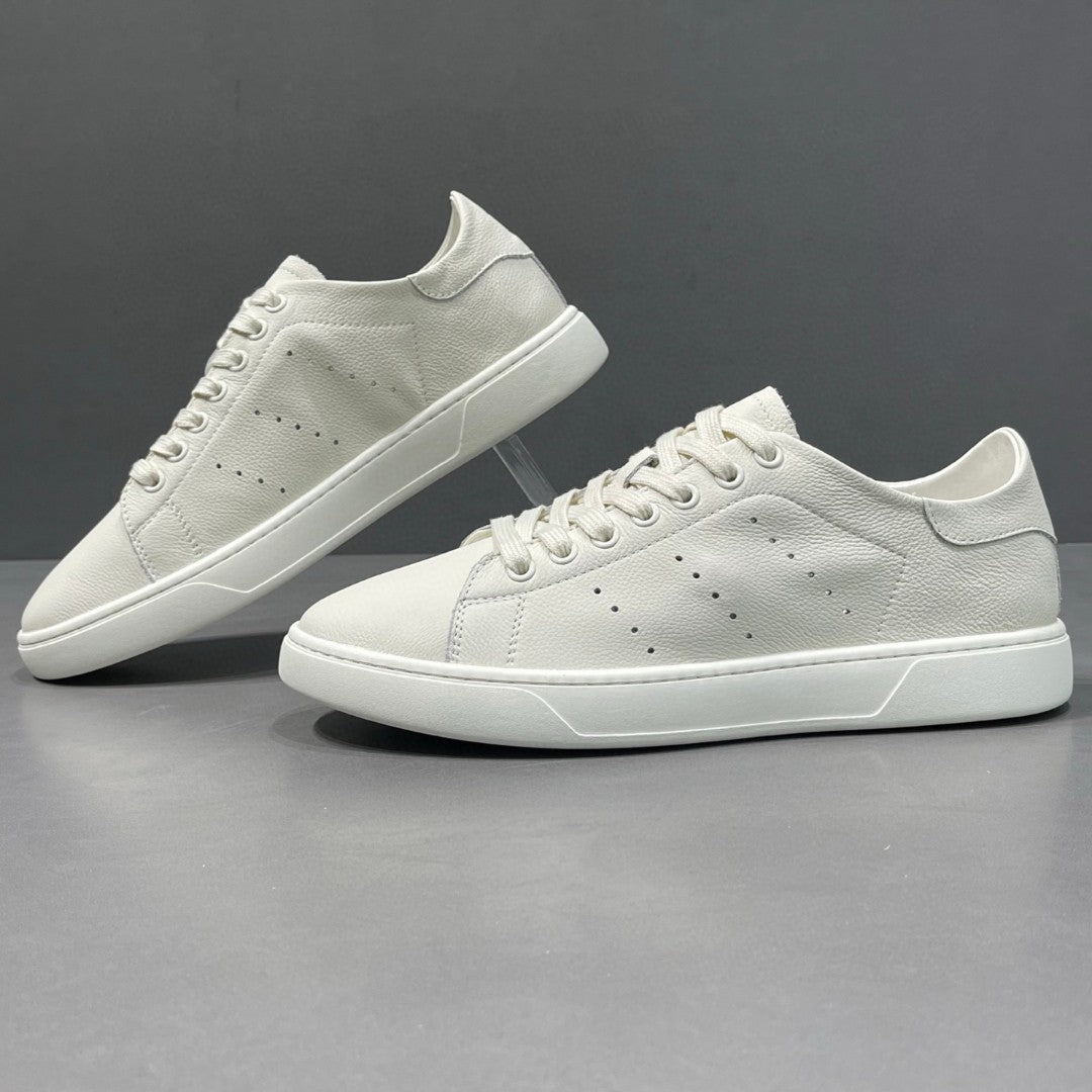 Unique Men's White Fashionable Simple Trendy Men's Shoes