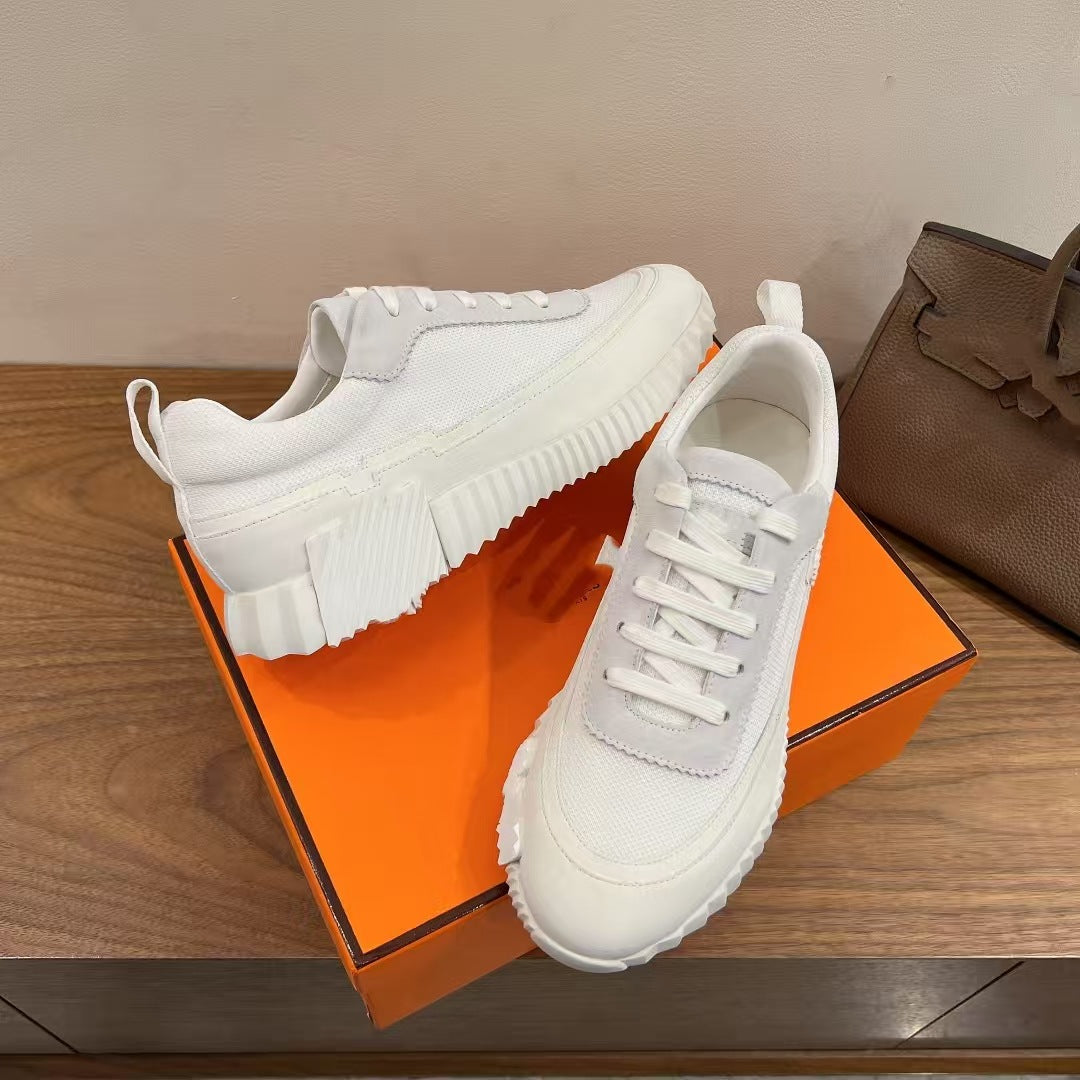 Men's White Breathable Everyday Joker Lightweight Fashion Comfortable Women's Casual Shoes