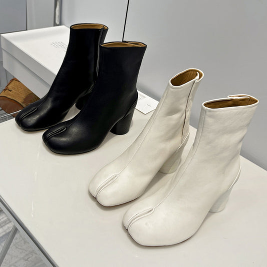 Women's Affordable Luxury Trotter Sheepskin Mid Chelsea High Women's Leather Boots