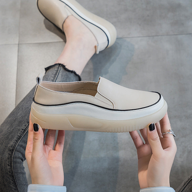 Women's Thick-soled Leisure Muffin Soft Bottom Large Size Women's Casual Shoes