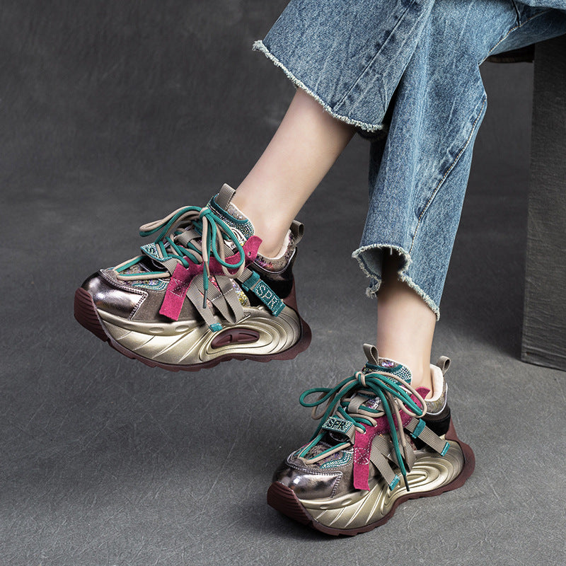 Women's Matching Small Heightened Daddy Versatile Fashion Women's Shoes