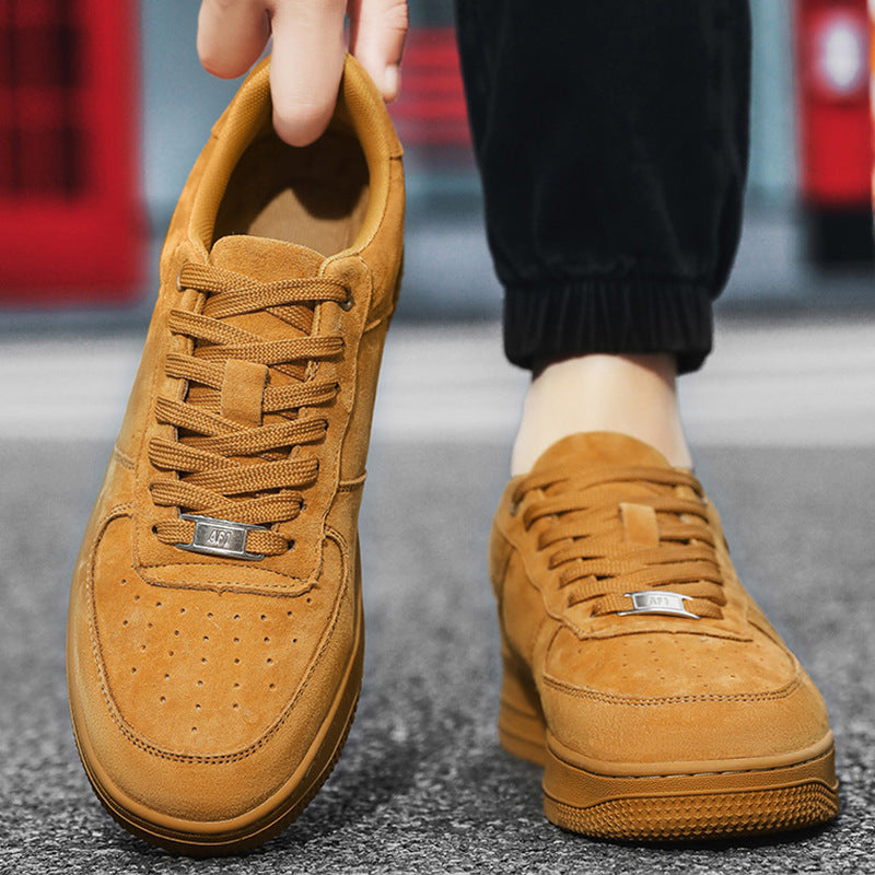Men's Autumn White Skate Air Force One Sneakers
