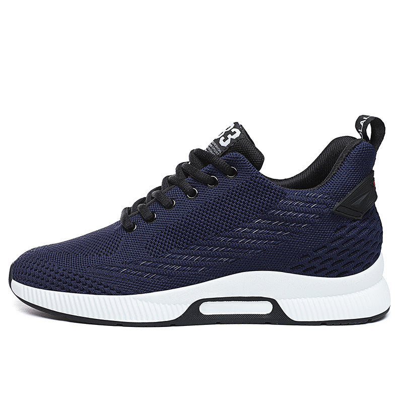 Men's Size Height Increasing Insole Leisure Breathable Men's Sports Shoes