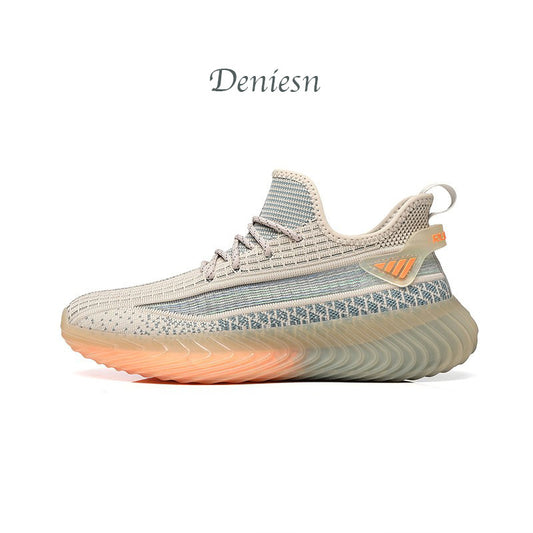 Men's Popcorn Flow Lightweight Running Trendy Men's Sports Shoes