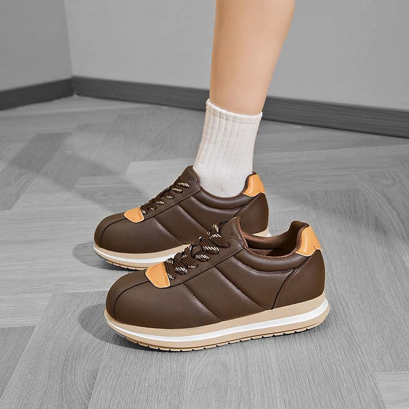 Ugly Cute Small Inner Height Increasing Female Spring Thick Women's Casual Shoes