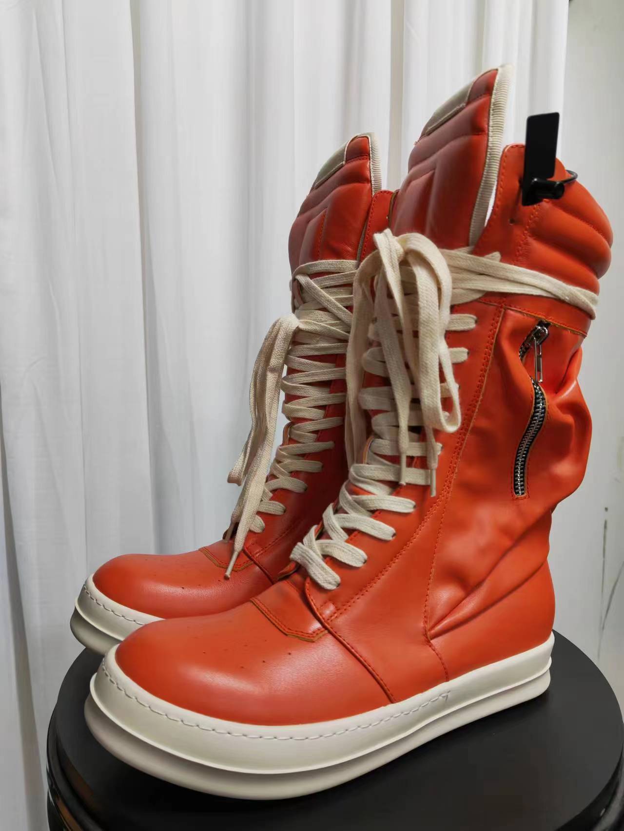 Women's & Men's High Street Calfskin Hip Hop Board Sneakers