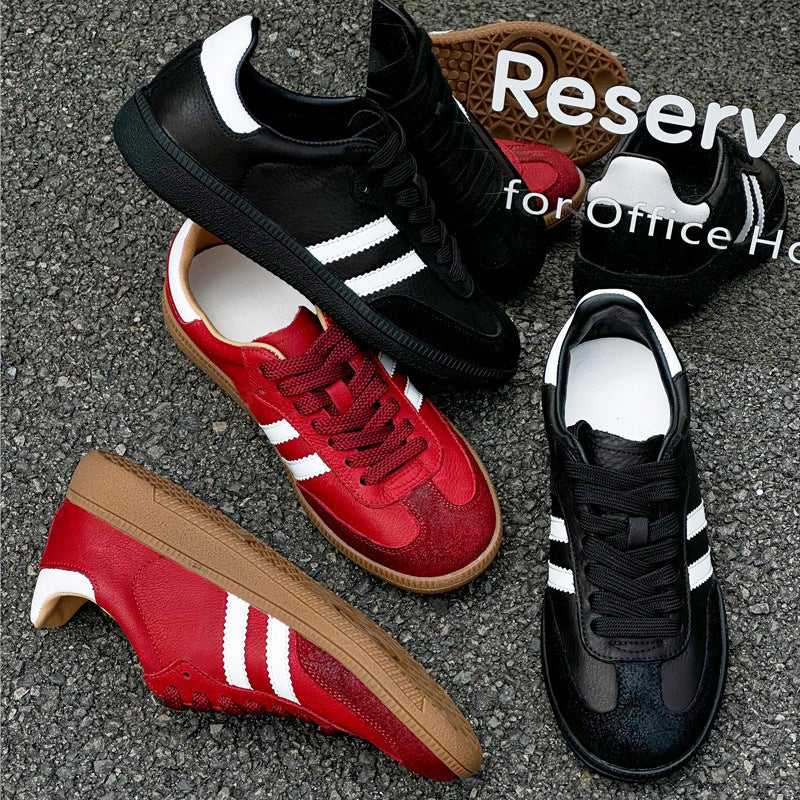 Water Dyed Oil Wax Retro Classic German Women's Board Shoes