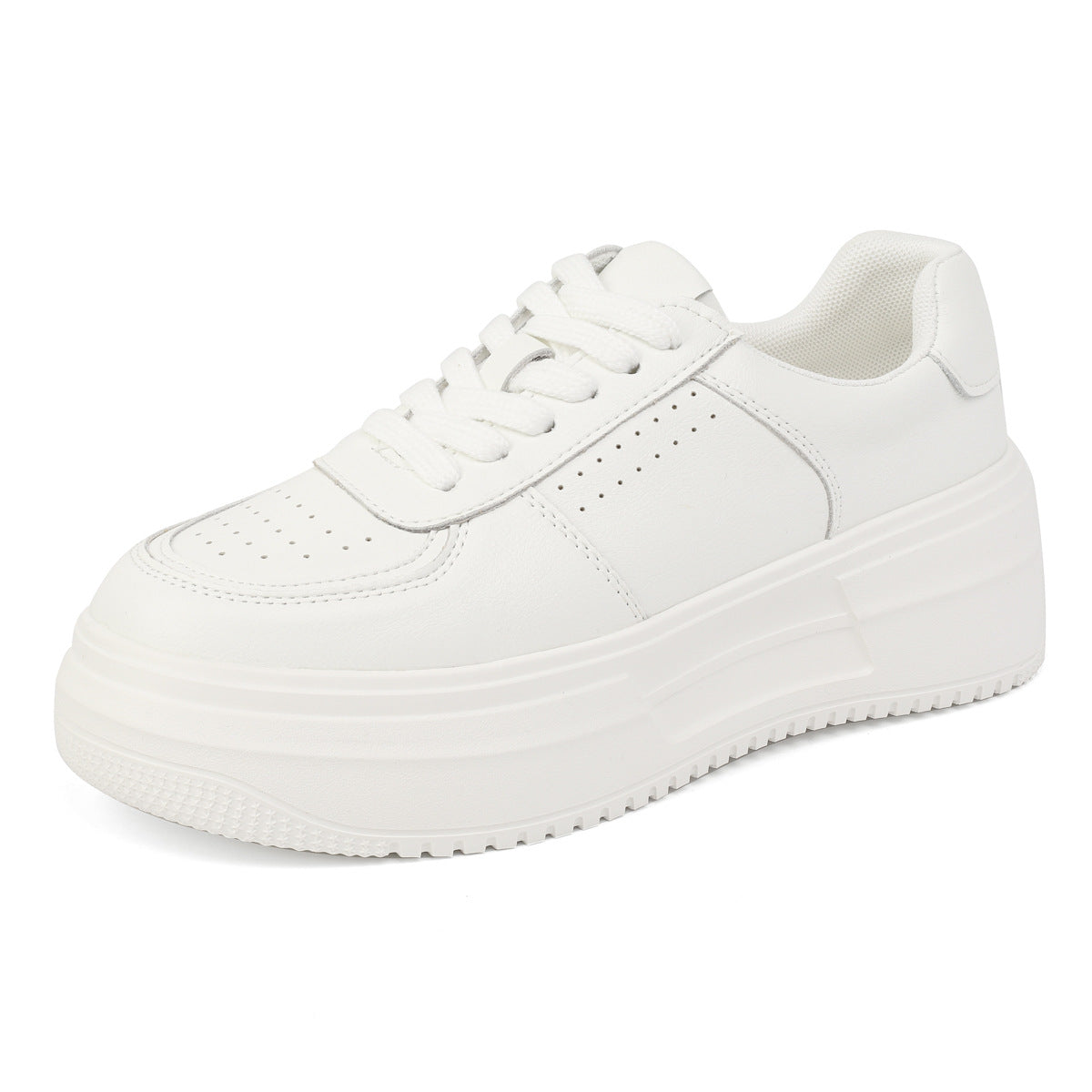Women's Hidden White Sports Platform Elevator Board Women's Casual Shoes