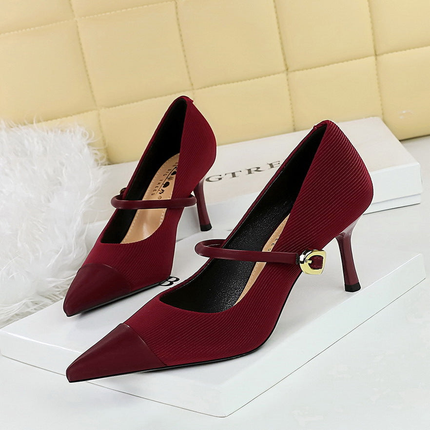 Women's Korean Style Fashion Banquet High Stiletto Women's Shoes