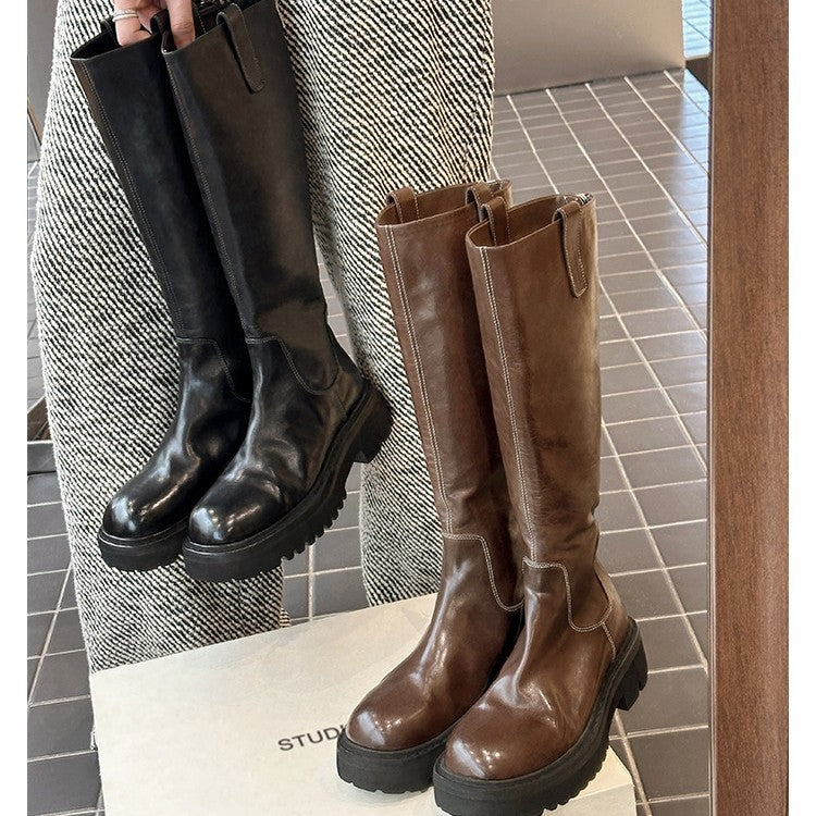 In Seconds Grape Mom High Quality Imported Horse Pattern Boots